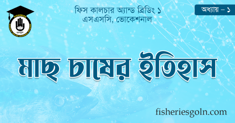 মাছ চাষের ইতিহাস