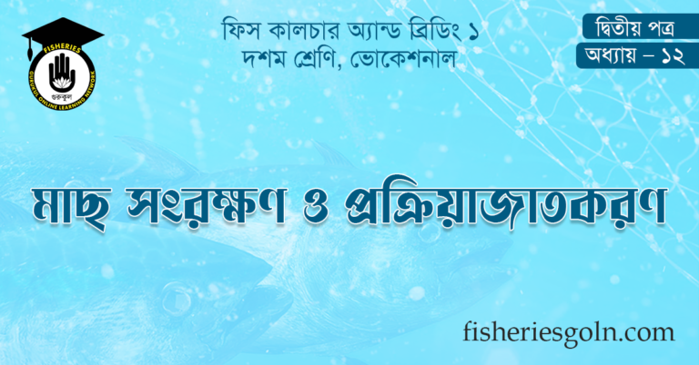 মাছ সংরক্ষণ ও প্রক্রিয়াজাতকরণ