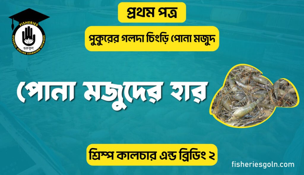 পোনা মজুদের হার | অধ্যায়-৫ | শ্রিম্প কালচার এন্ড ব্রিডিং-২