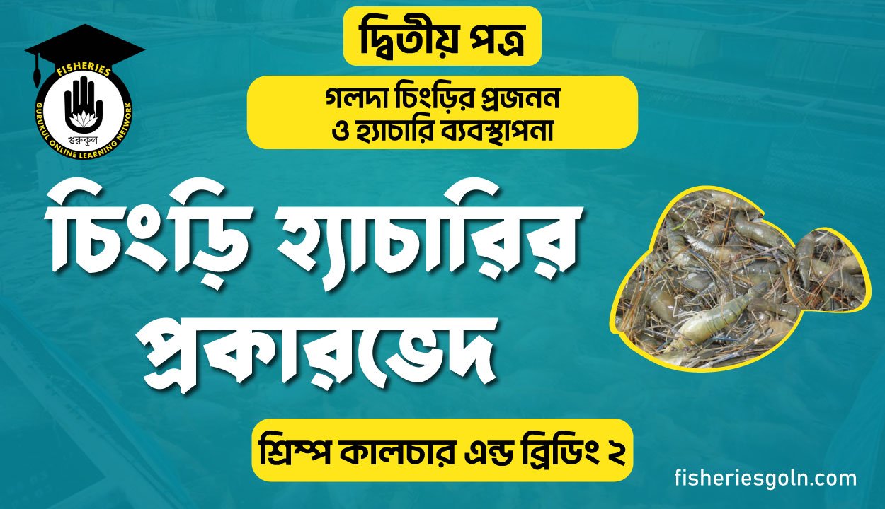 চিংড়ি হ্যাচারির প্রকারভেদ | অধ্যায়-৪র্থ | শ্রিম্প কালচার এন্ড ব্রিডিং-২